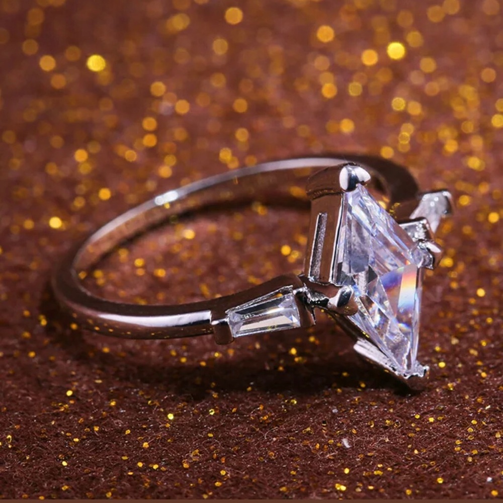 NWT Marquis Cut Sapphire Ring - Picture 6 of 7